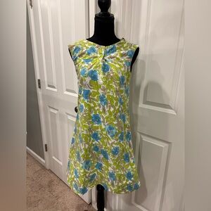 1960’s Vintage poppy shift dress
